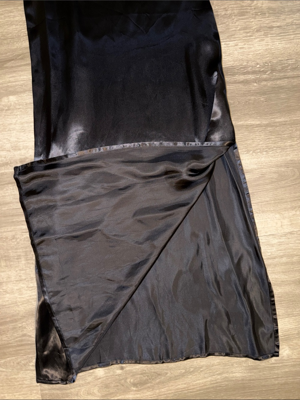 NWT Maje Ryck Velvet and Satin Navy Slip Dress - Picture 6 of 15
